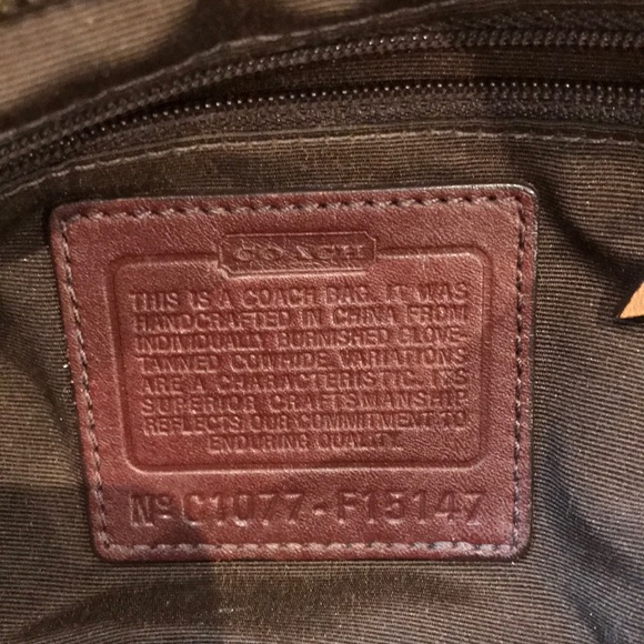 Coach authentic neutral leather midsize satchel - Picture 3 of 8